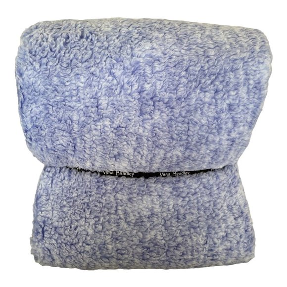 Vera Bradley Floral Bursts Fluffy Fleece Throw Blanket - Picture 4 of 5